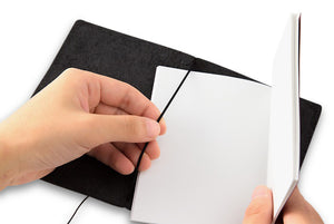 Midori Traveler's Notebook Passport size - Starter kit Black - NOMADO Store