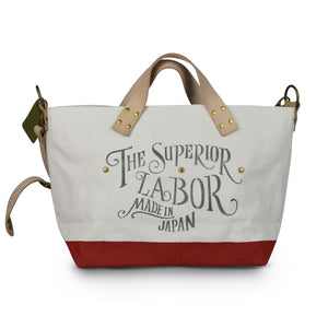 The Superior Labor engineer shoulder bag S natural body red paint PRE-ORDER - NOMADO Store