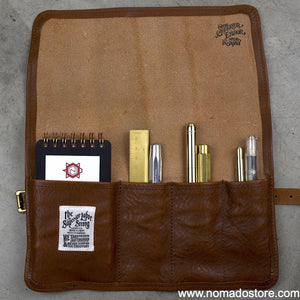 The Superior Labor leather pen roll (4 colours) - NOMADO Store