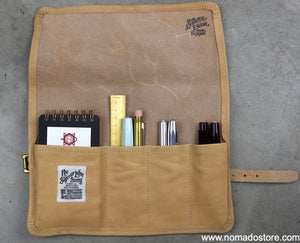 The Superior Labor leather pen roll (4 colours) - NOMADO Store