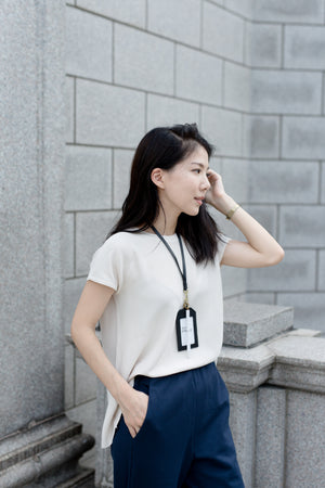 Ystudio Portable Ballpoint Pen White - NOMADO Store