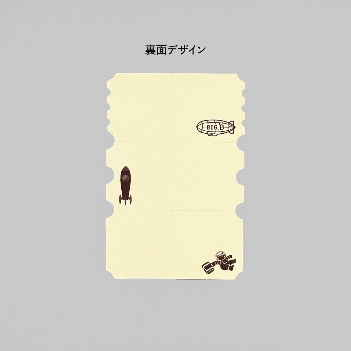 ROKKAKU × ob1toy Ticket Memo Cards – EARTH TOURS & GALAXY TOURS (2 patterns) - NOMADO Store 