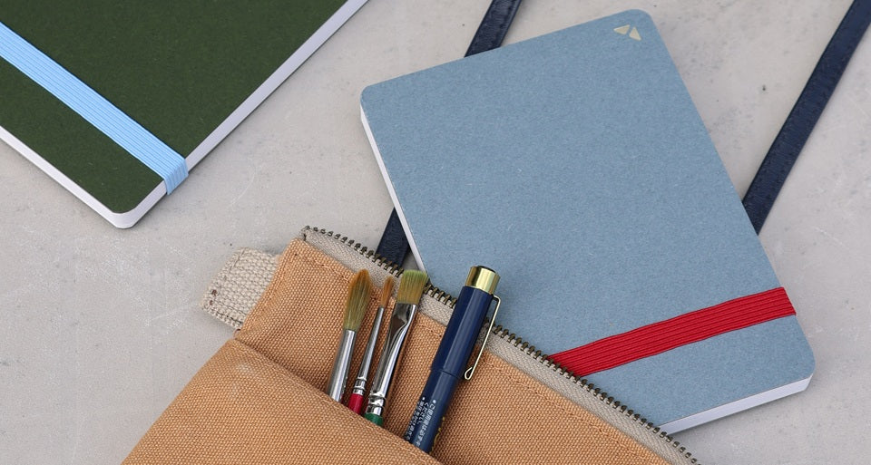 WATANABE Bookbinding Yokobon Sketch Notebook (2 colours)