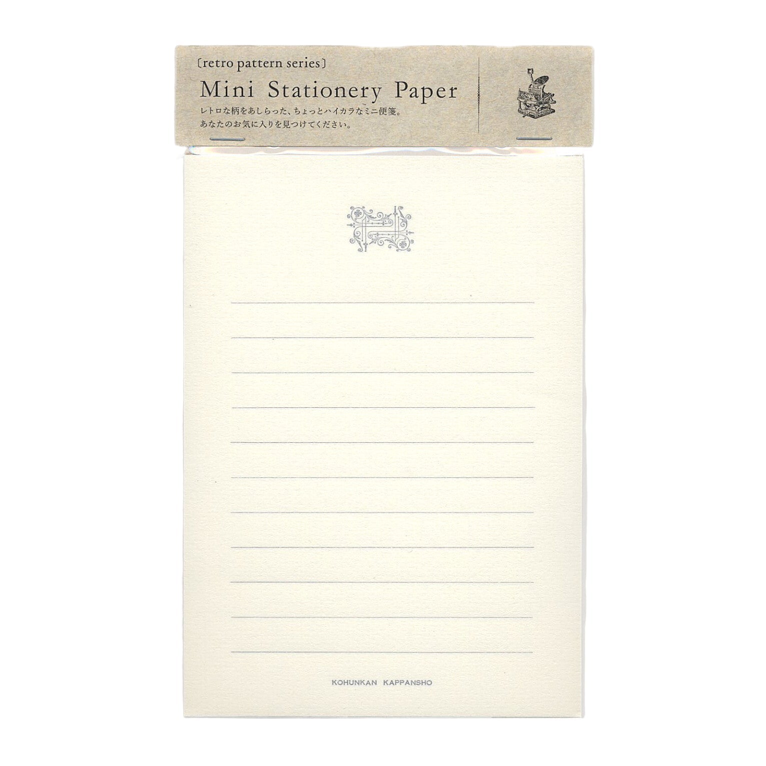 Kohunkan Retro Pattern Mini Writing Paper (2 options)