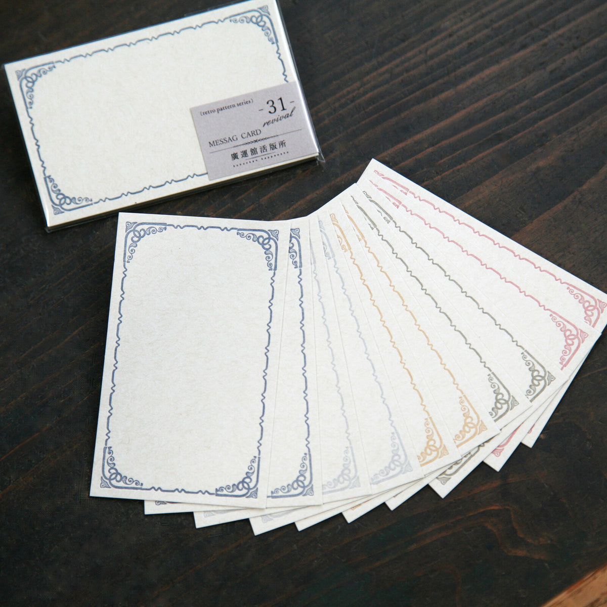 Kohunkan Retro Pattern Mini Card set
