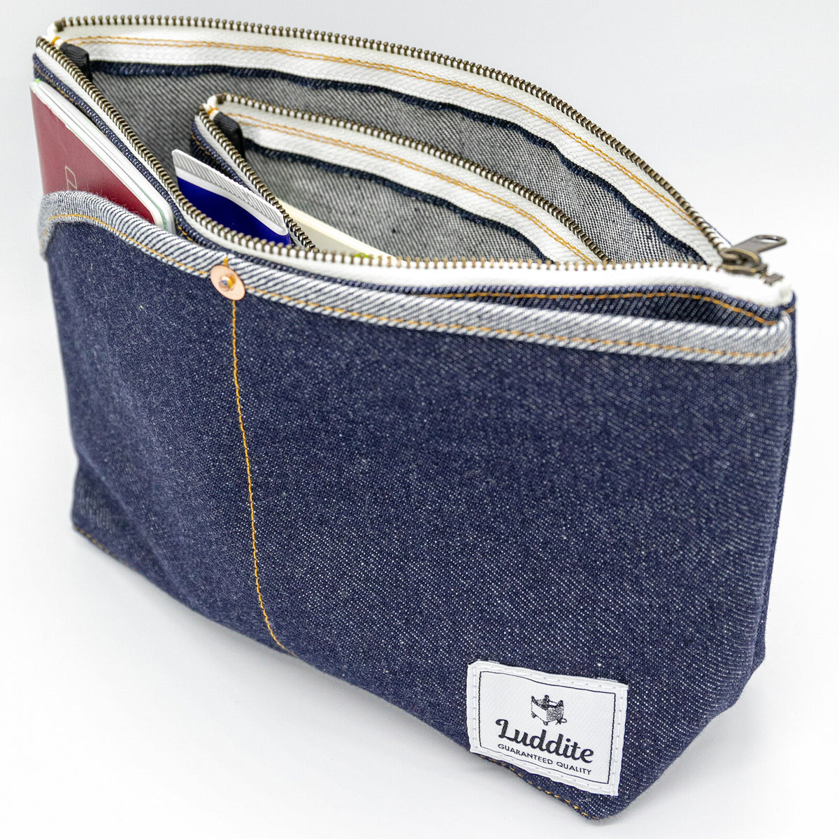 Luddite Okayama Denim Pen Case Pouch