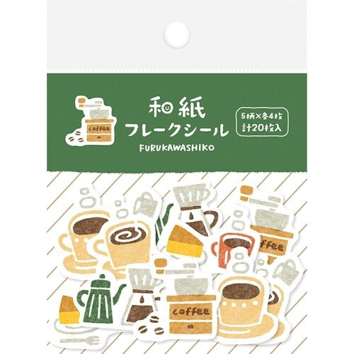 Furukawa - Washi flake stickers set (6 patterns)