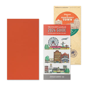 2024 Traveler's Notebook (Regular Size) - Month on 2 pages Diary. PREORDER