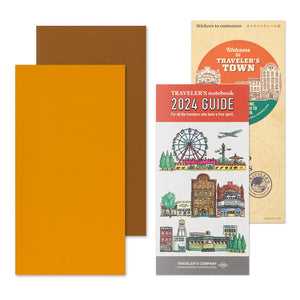 Traveler's Notebook Diary (Regular Size) - 2024 Weekly Vertical. PREORDER