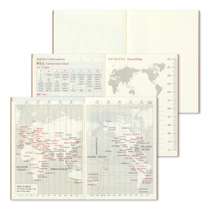 2024 Traveler's Notebook (Passport Size) - Monthly Diary Refill. PREORDER