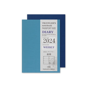 2024 Traveler's Notebook Diary (Passport Size) - Weekly. PREORDER