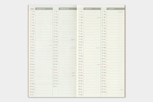 2025 - Traveler's Notebook (TRC) Weekly + Memo Diary (Regular size)