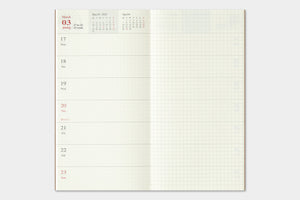 2025 - Traveler's Notebook (TRC) Weekly + Memo Diary (Regular size)