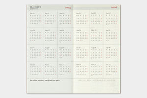 2025 - Traveler's Notebook (TRC) Weekly + Memo Diary (Regular size)