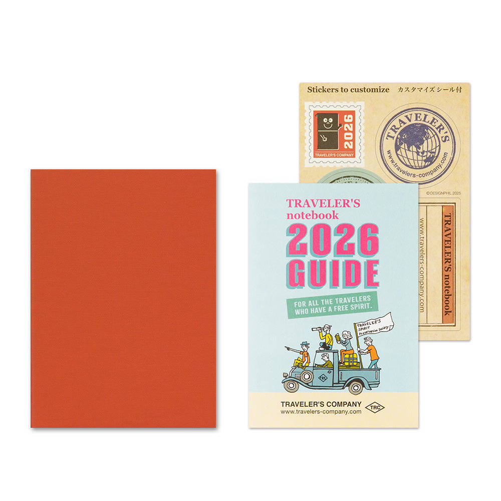 2026 Traveler's Notebook (TRC) - Monthly Diary refill Passport size