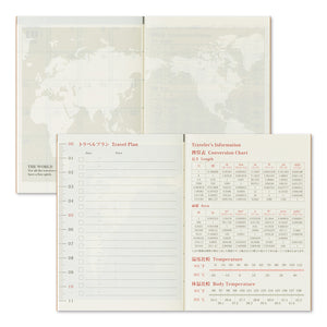 2026 Traveler's Notebook (TRC) - Monthly Diary refill Passport size PREORDER