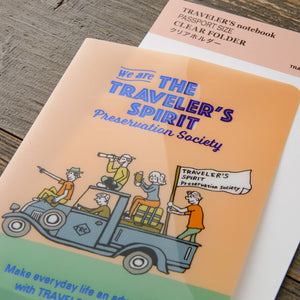 2026 Traveler's Company (TRC) Clear Folder (Passport size) PREORDER
