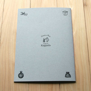 KAPPADO Letterpress printed notebook (3 cover designs)
