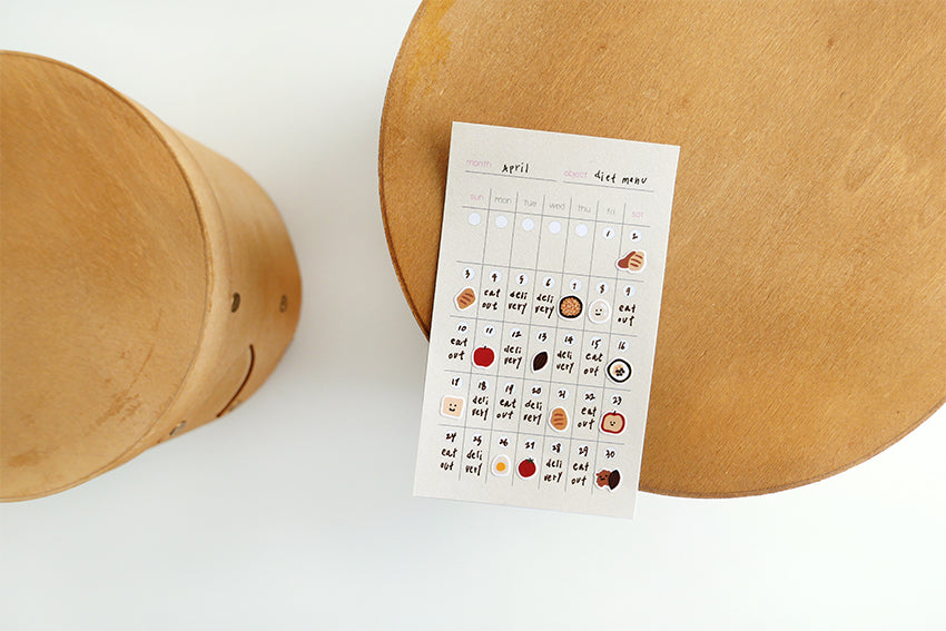 Suatelier sticky memo - Monthly plan