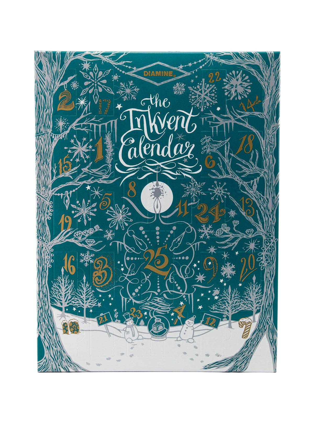 Diamine 2025 Inkvent Calendar Teal Edition
