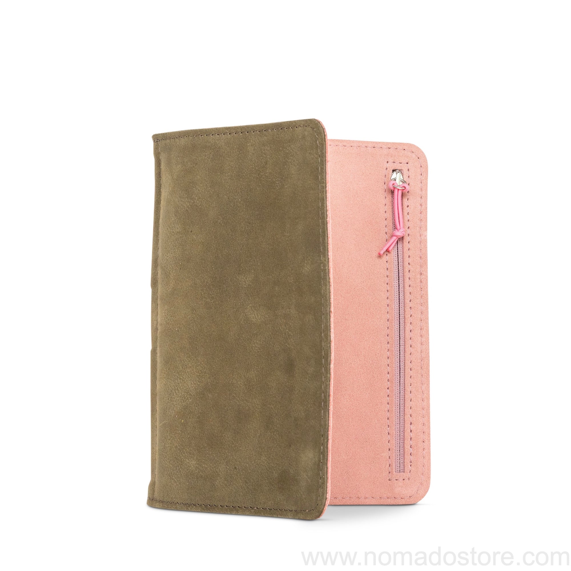 Roterfaden Taschenbegleiter SO_23 (olive/antique rose) B6 size