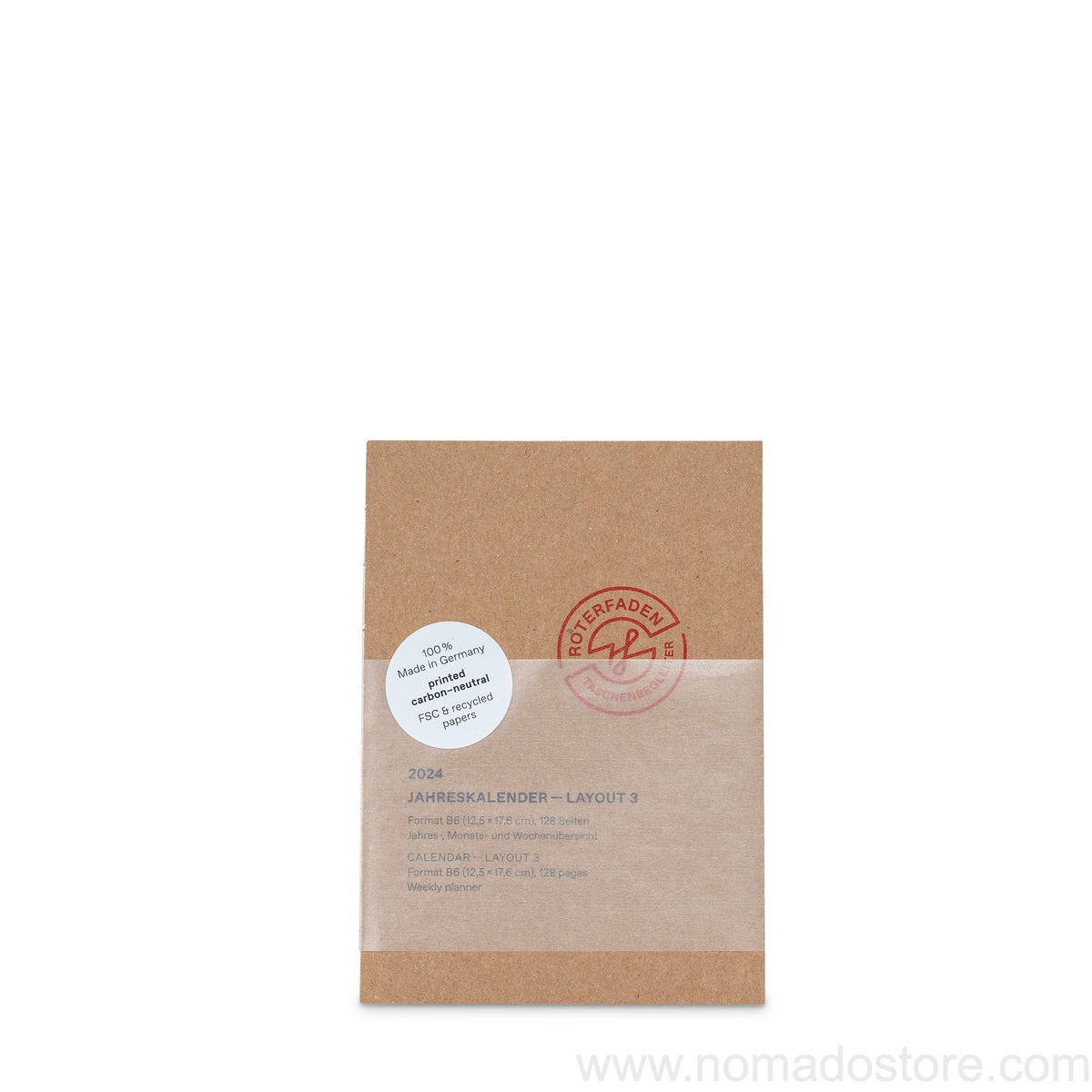 Roterfaden B6 2024 Diary 12 5 X 17 6 Cm NOMADO Store roterfaden-b6-2024-diary-12-5-x-17-6-cm-nomado-store