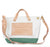 The Superior Labor engineer shoulder bag S natural/ moss green paint