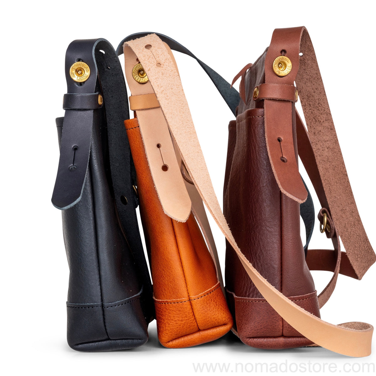 The Superior Labor Leather Bottom Shoulder Bag Deep S (3 colours)