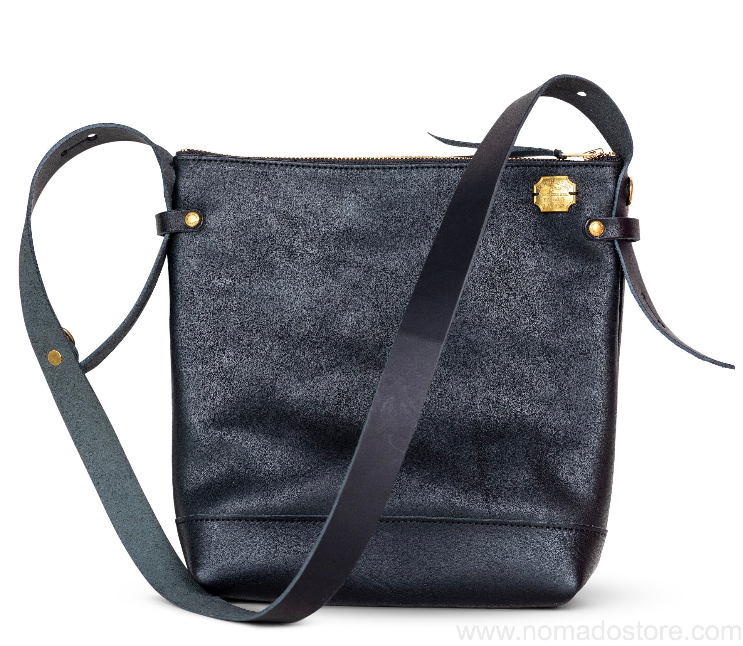 バッグ DENHAM X THE SUPERIOR LABOR LEATHER BAG The Superior Labor Tote Bag Cotton Denim Leather 55 × 30