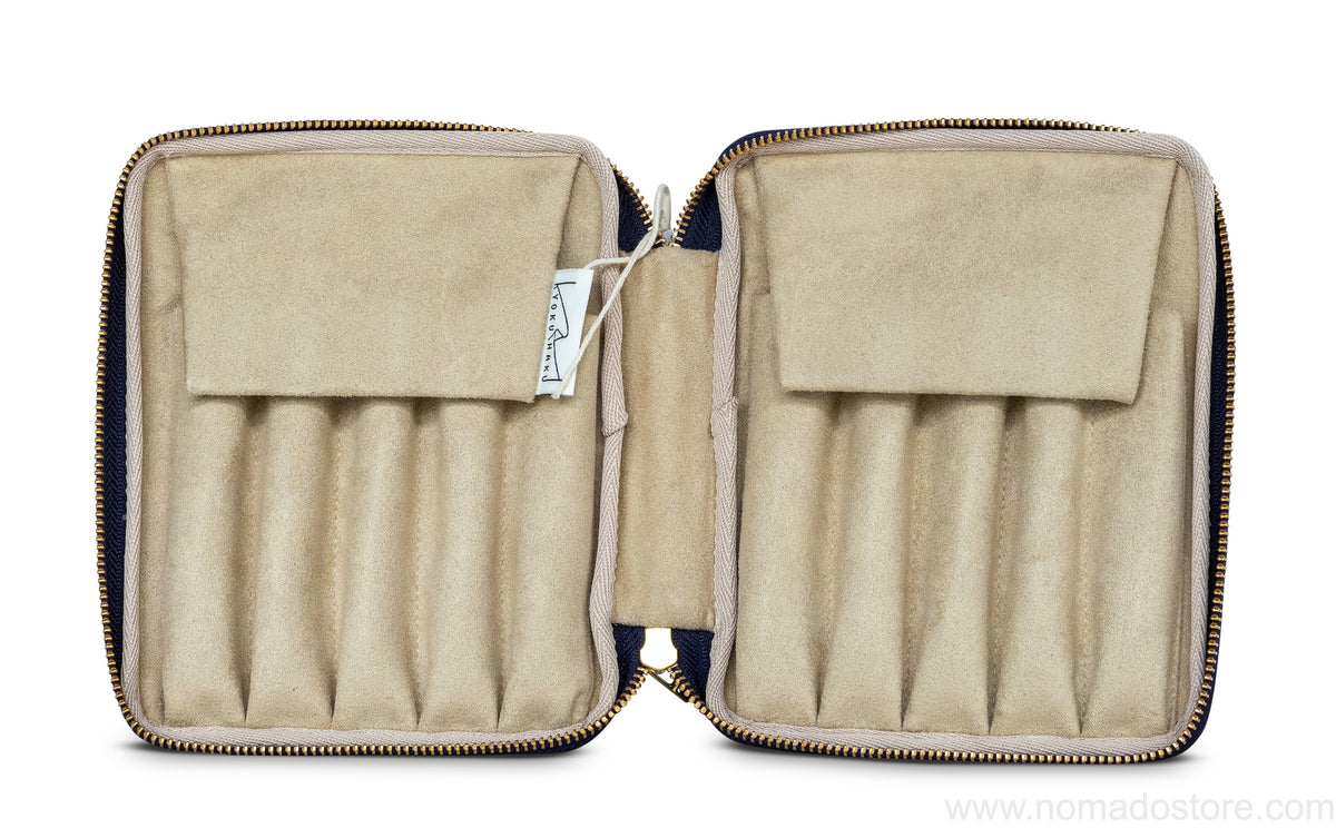Kyoku Haku 10-piece pen case (Nishijin textile)