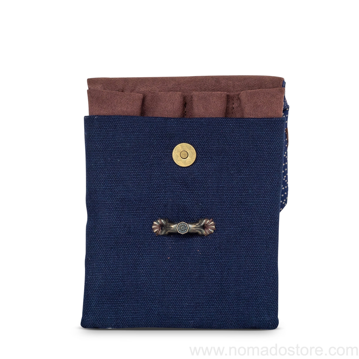 Kyoku Haku Seven-pen window grille pattern flip-top pen case (4 options)