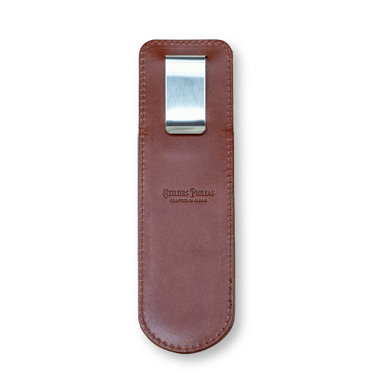 Ateliers Phileas Kumano Leather Pen Holster (chestnut/single)