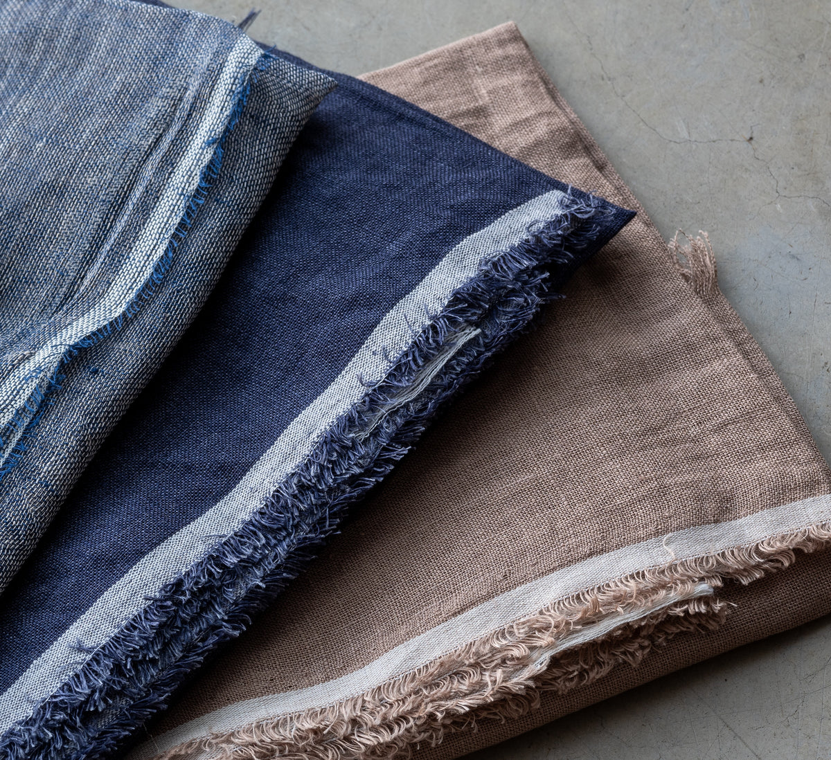 Komo linen scarf (4 colours)