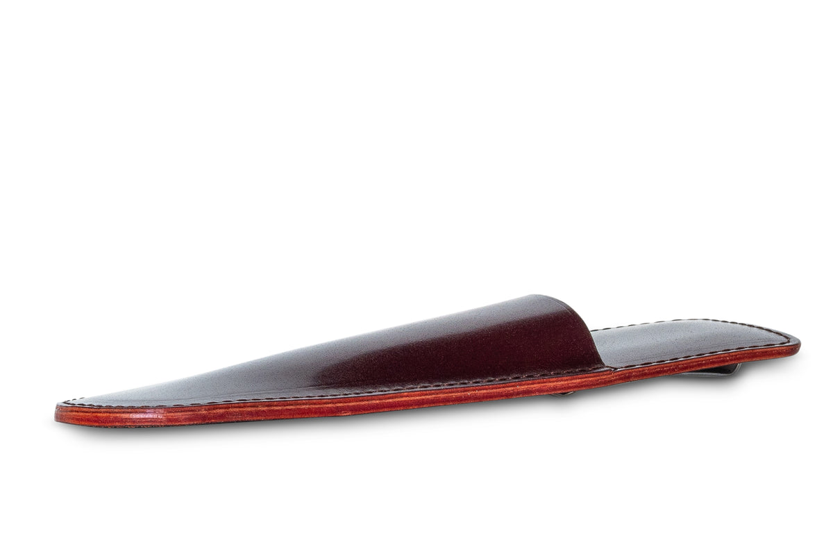 Ateliers Phileas Cordovan Kumano Pen Holster (burgundy/single)