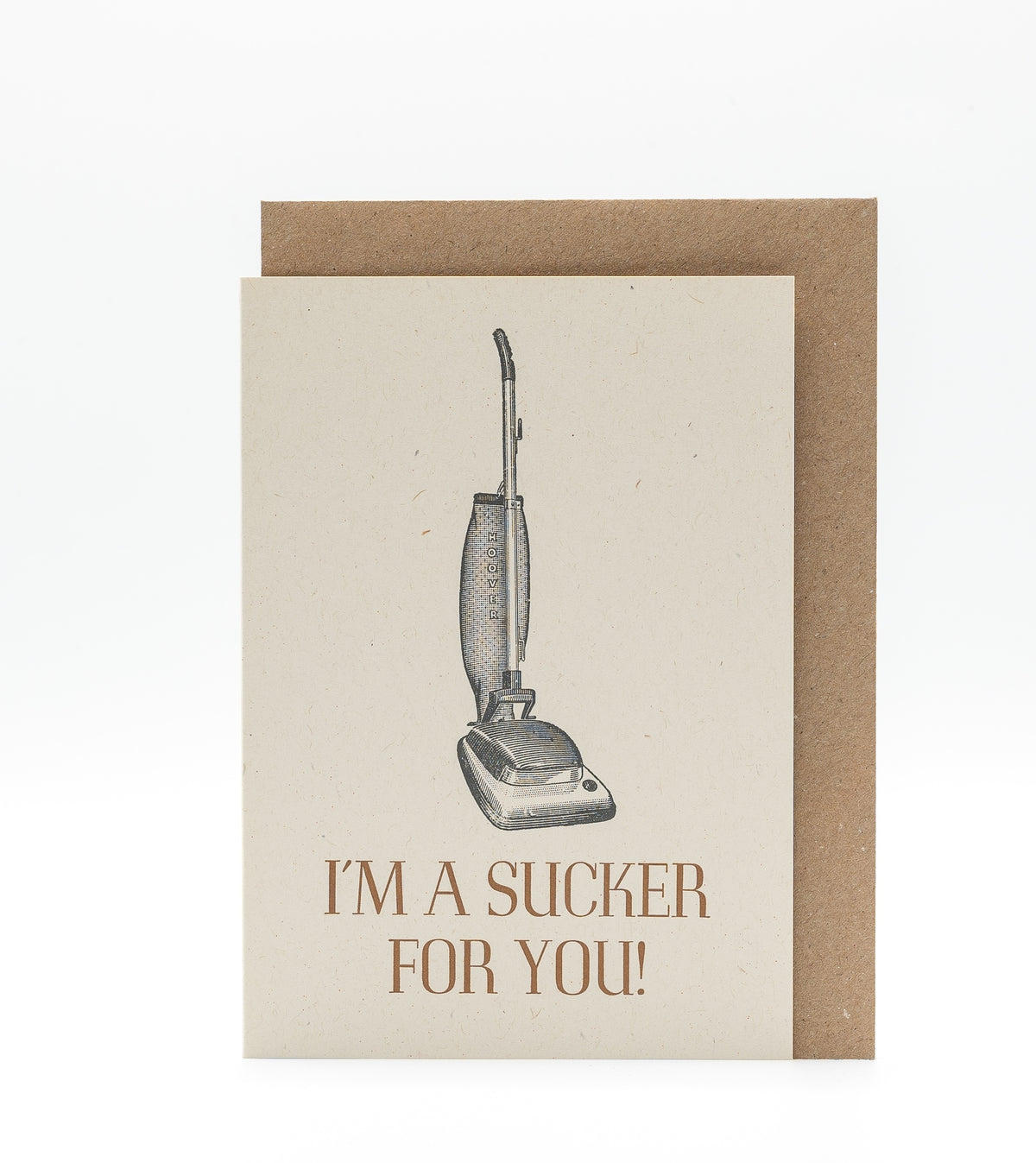 Mitchell-Finch letterpress card : Sucker