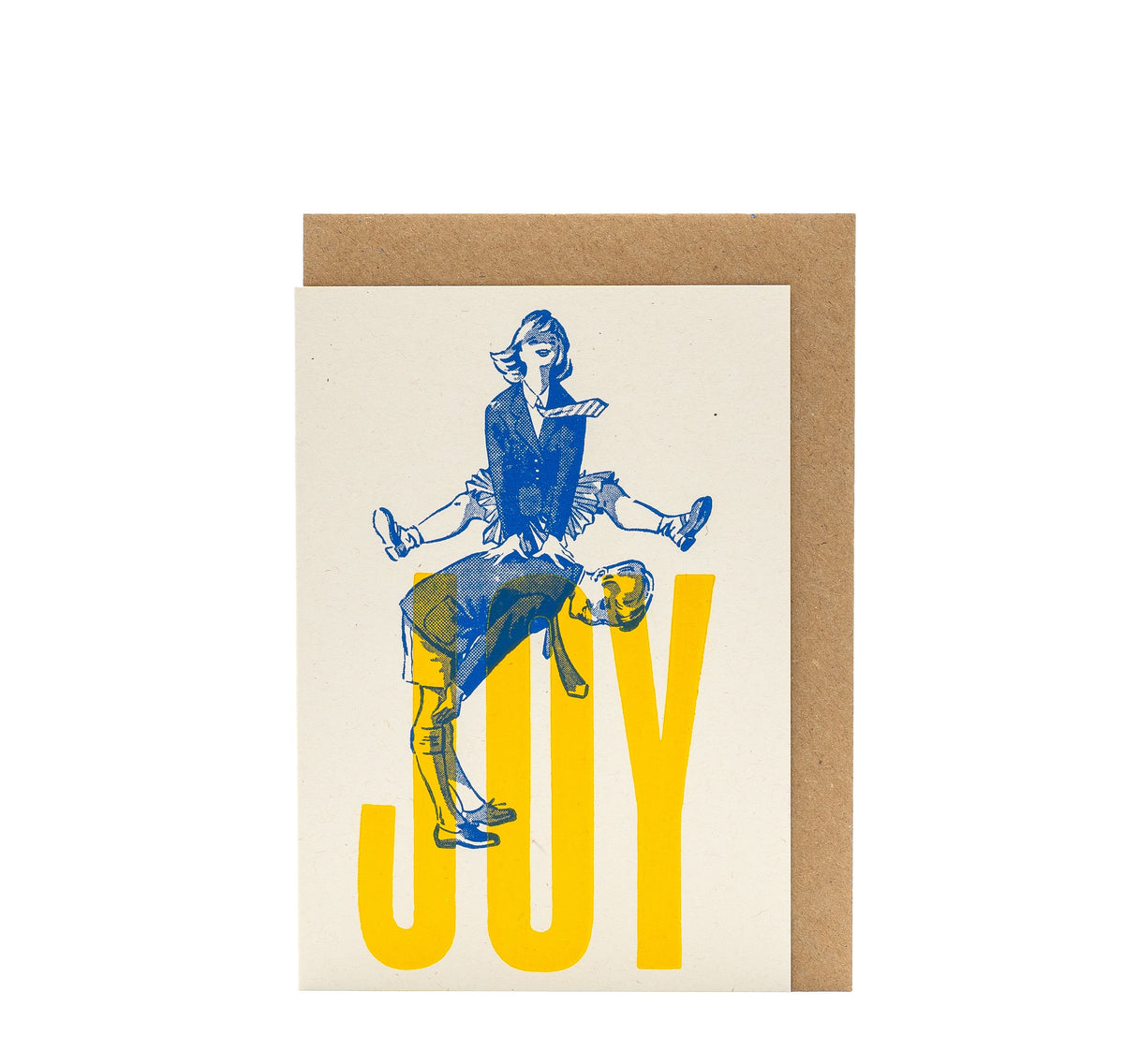 Mitchell-Finch letterpress card : Joy (2 colours)