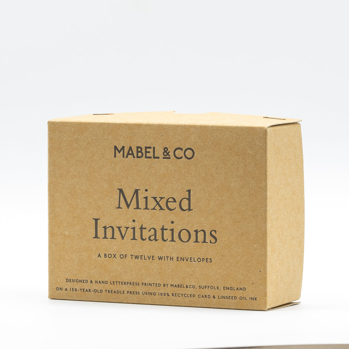 Box of Mixed Invitations Letterpress Cards