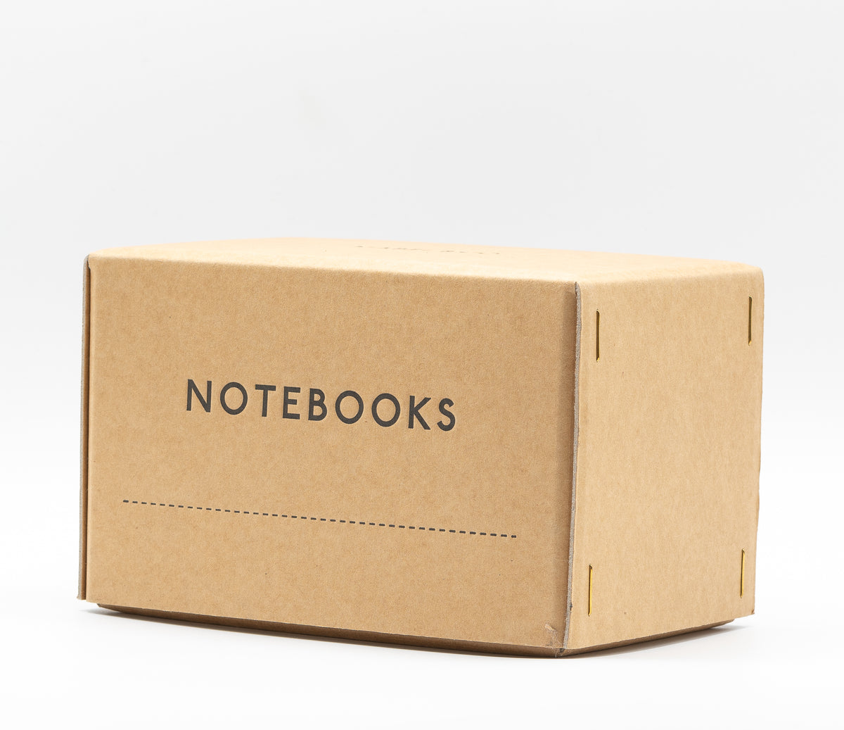 Notebook archive boxes with dividers