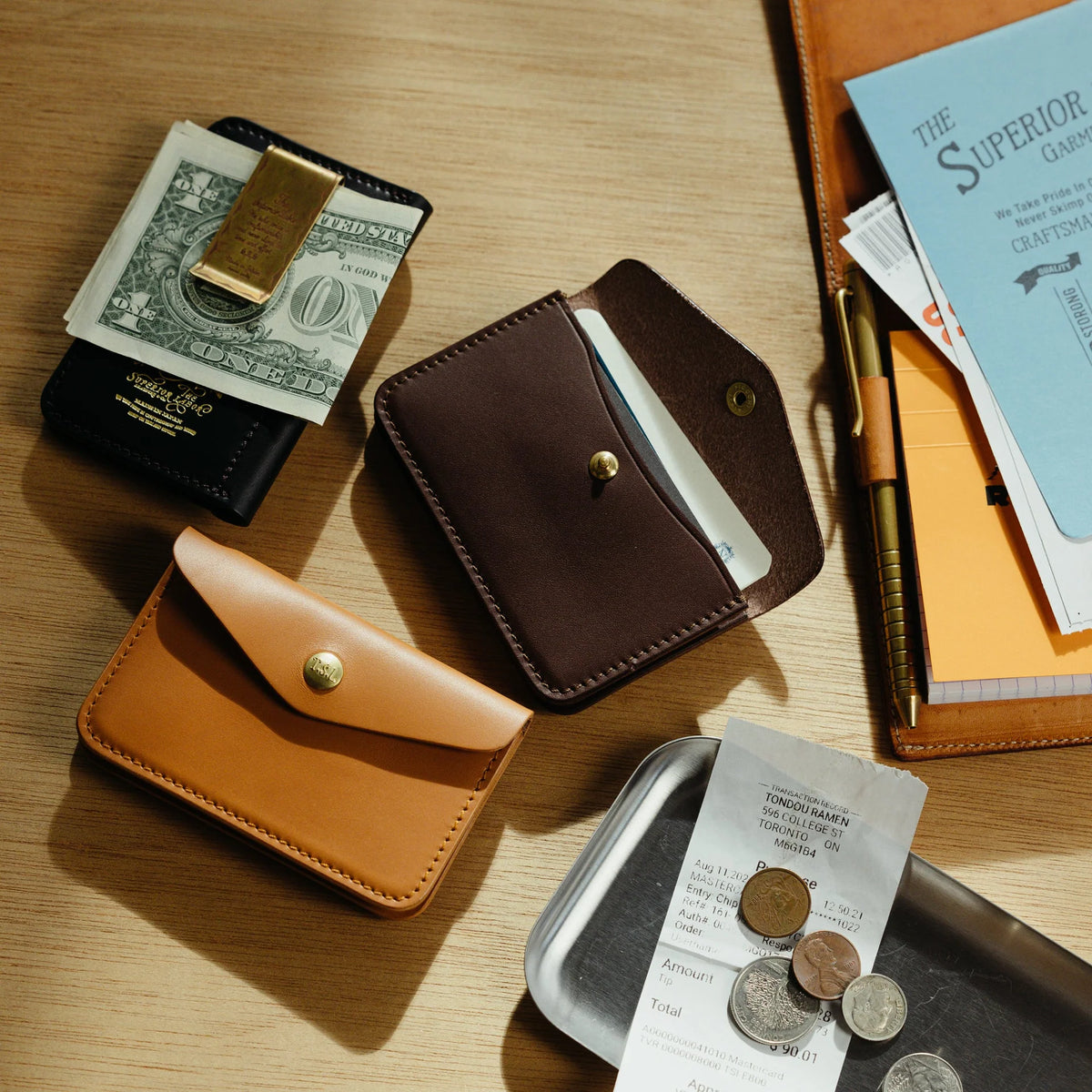 The Superior Labor INGRASSATO traveler's small purse (3 colours)