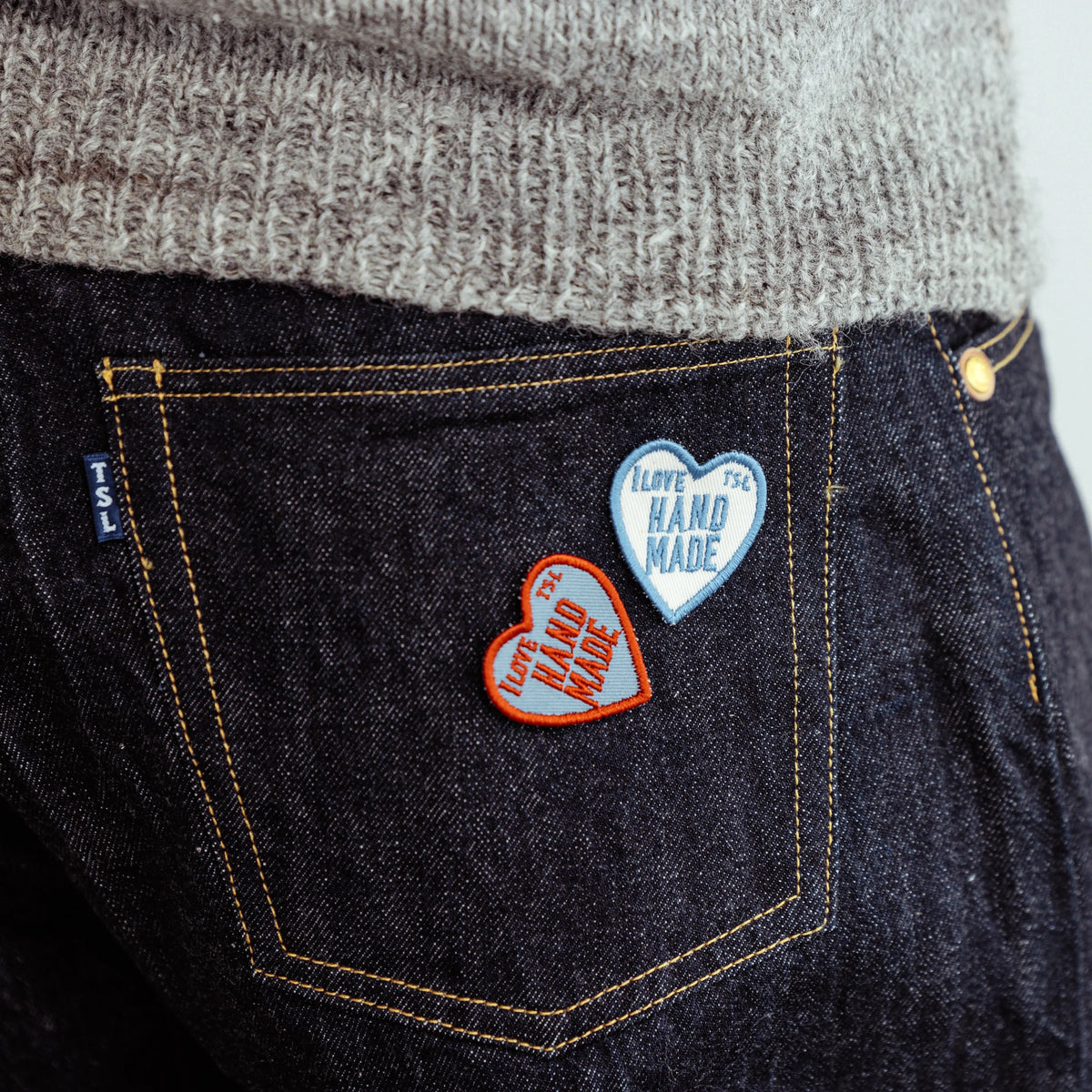 The Superior Labor Small Heart Patches (2 colours)