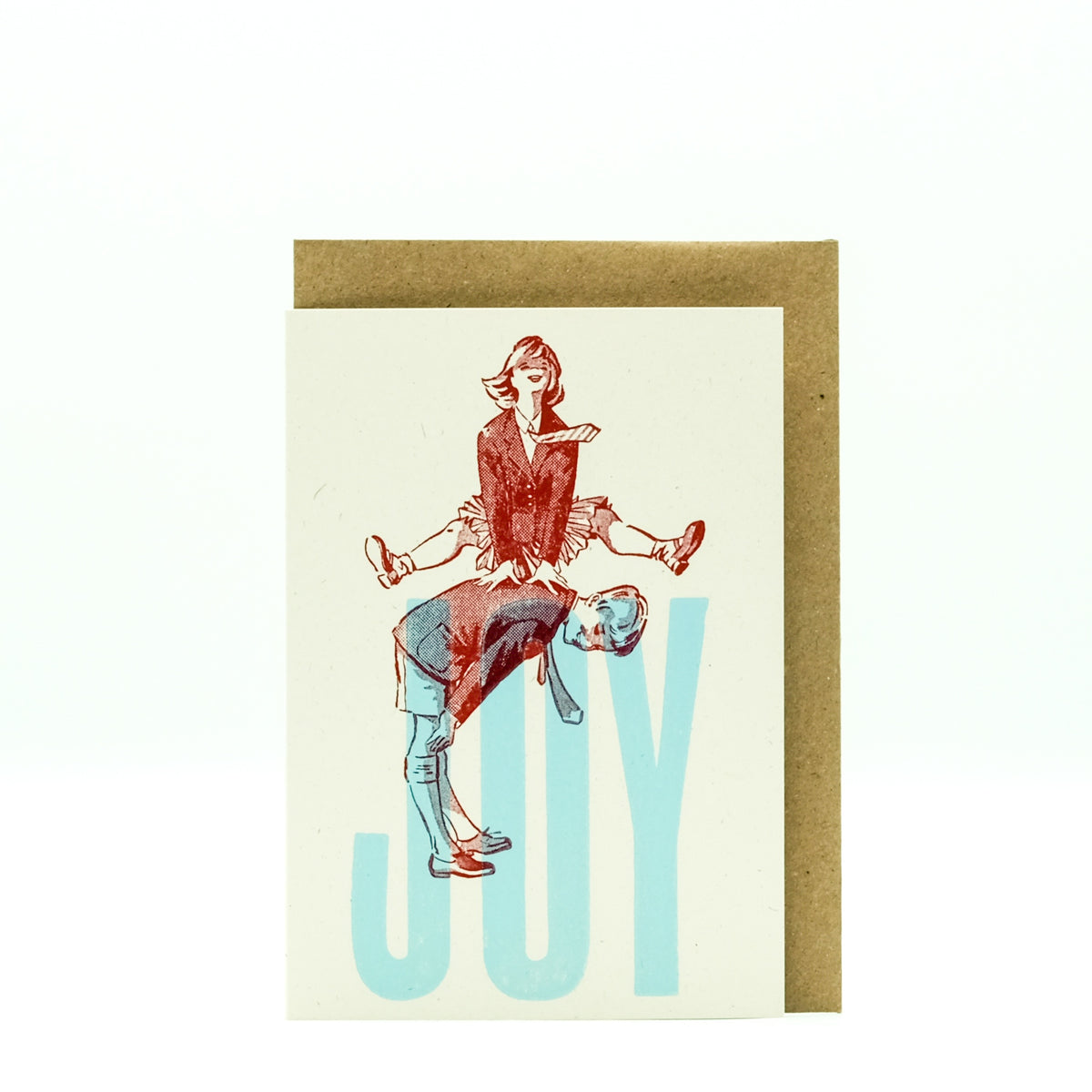 Mitchell-Finch letterpress card : Joy (2 colours)