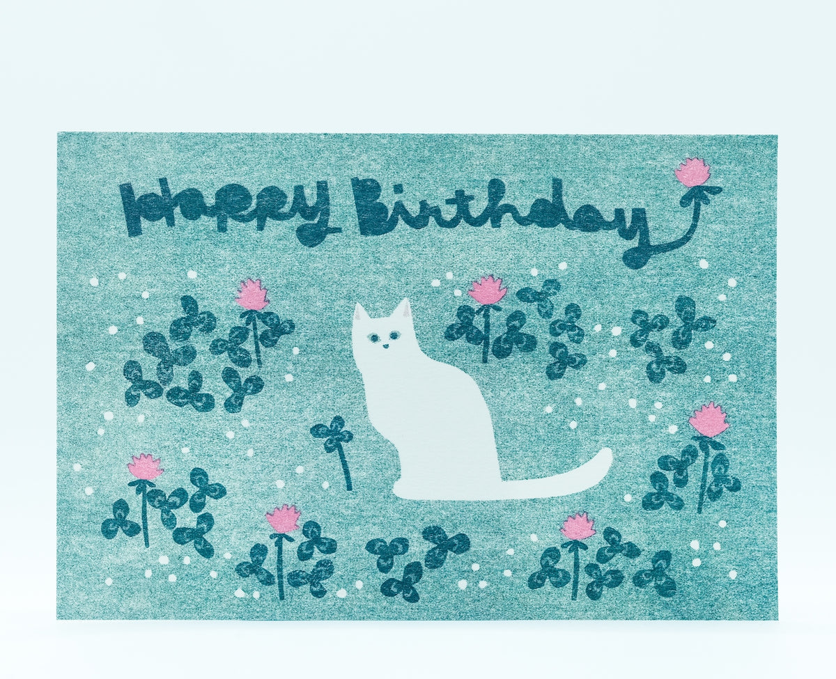 Itsuko Naka Birthday Card : Cat