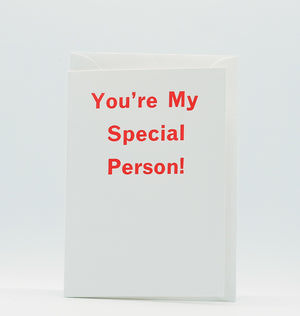 Nomado Kappan "Special Person" Letterpress Card (3 colours)