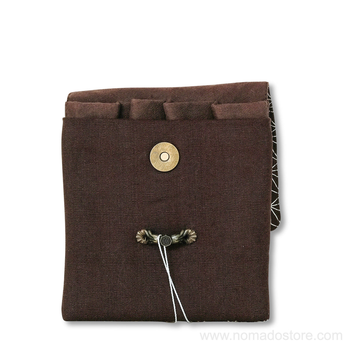 Kyoku Haku Seven-pen window grille pattern flip-top pen case (4 options)