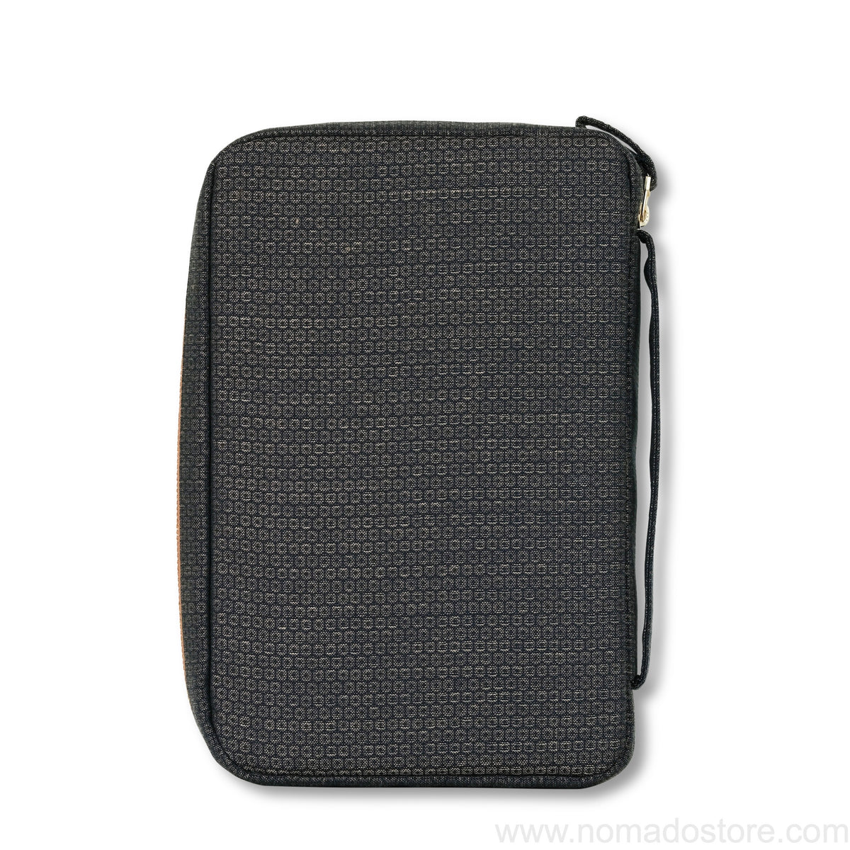 Kyoku Haku Zippered 20 Slots Pen Case (black kimono fabric)