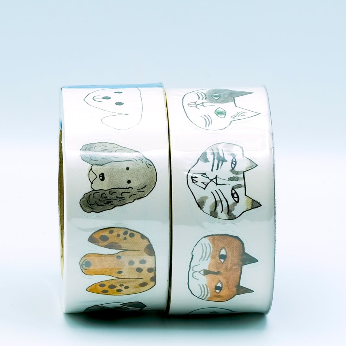 Classiky Toranekobonbon Sticker Roll (Cats or Dogs 30mm)