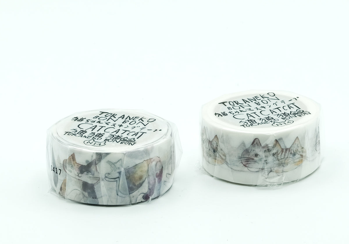 Classiky Toranekobonbon Cats Masking Tape (2 designs)