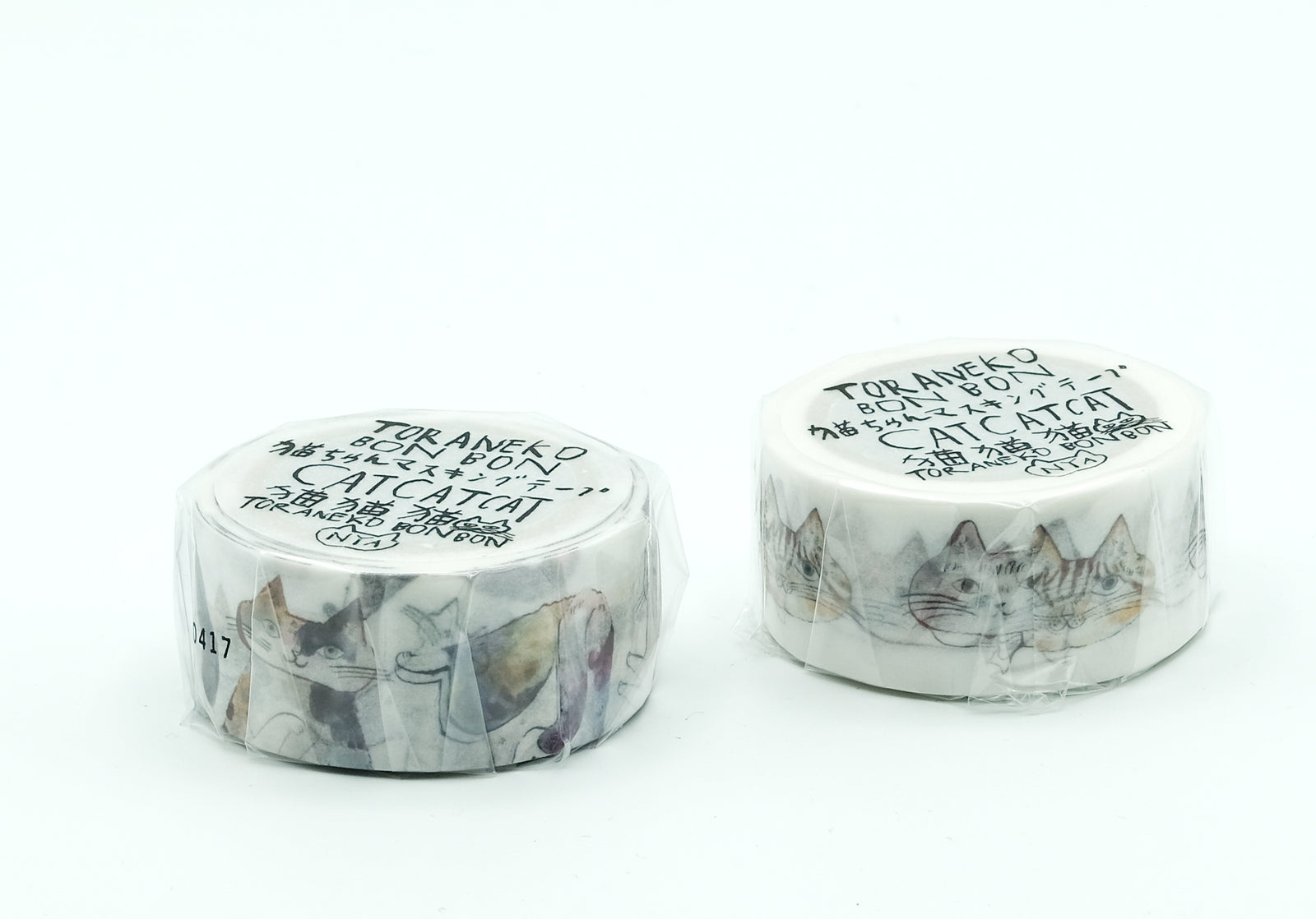 Classiky Toranekobonbon Cats Masking Tape (2 designs)