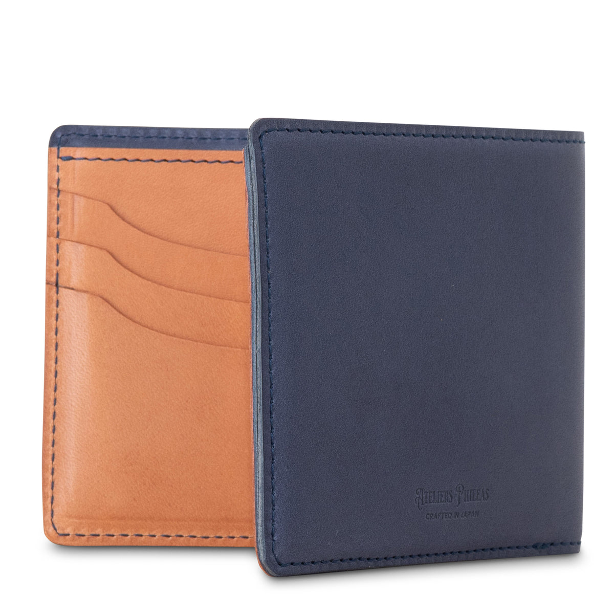 Ateliers Phileas Ginza Slim Wallet (bi-colour, 4 options)