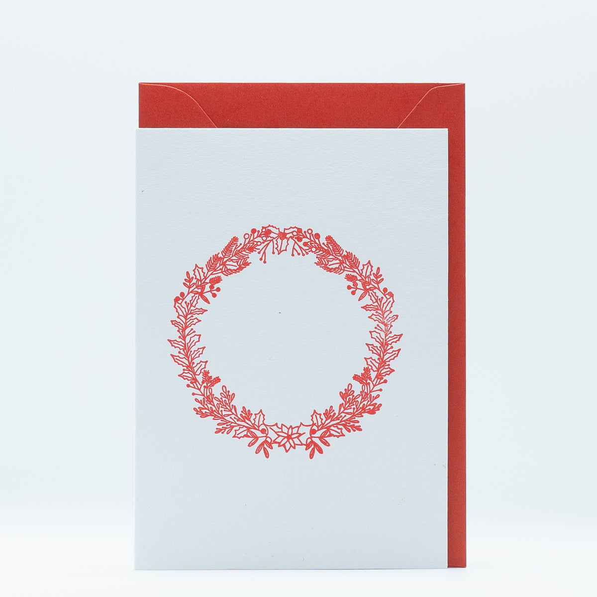 Nomado Kappan "Christmas Wreath" Letterpress Card